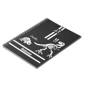 Carnet T-rex is surprised by Triceratops baby (Côté gauche)