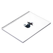 Carnet T-Shir Classique Scène de Chat Halloween Sorcière (Côté gauche)