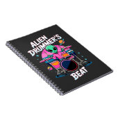 Carnet T-shirt Alien Drummer's Beat - Funky Alien Graphic (Côté Droit)