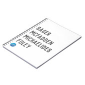 Carnet T-Shirt, auteur du thriller (Côté gauche)