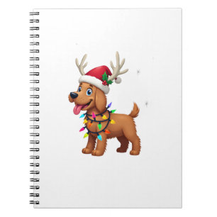 Carnet T-shirt Chien Terrier Irlandais aux Lumieres de No