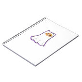 Carnet T-shirt classique chat fantôme_3 (Côté gauche)