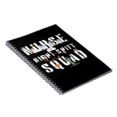 Carnet T-shirt classique de l'équipe d'Halloween (Côté Droit)