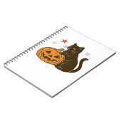 Carnet T-shirt classique éffrayant pour Halloween Kitty (Côté gauche)