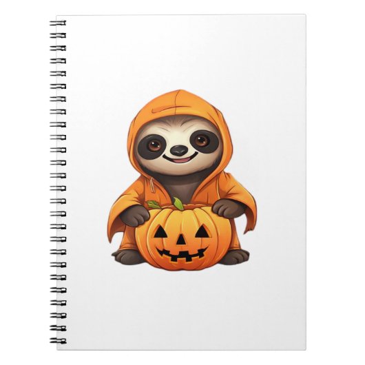 Carnet T-shirt classique Halloween Slote Sloth (Devant)