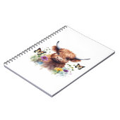 Carnet T-shirt classique pour bébé vache de la Highland L (Côté gauche)