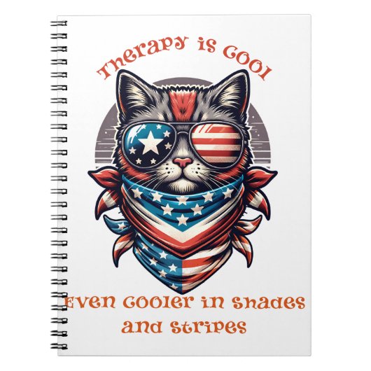 Carnet T-shirt Cool - Sensibilisation à la santé mentale (Devant)