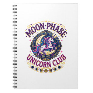 Carnet T-shirt de la Licorne du Club de la Phase Lunaire 