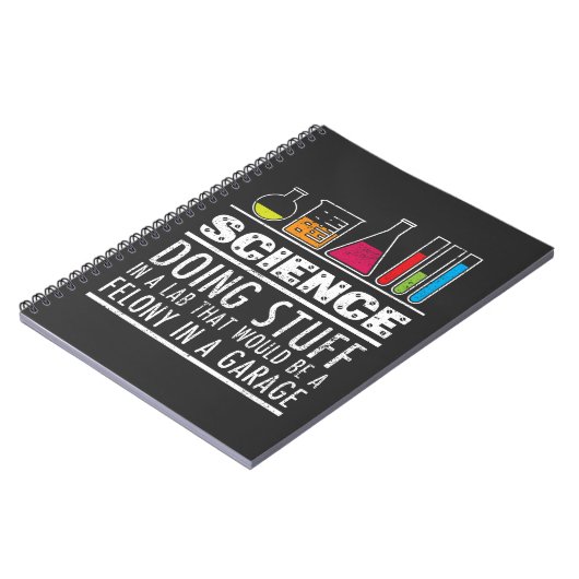 Carnet T-shirt drôle de chimie de la Science pour des (Côté gauche)