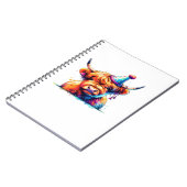 Carnet T-shirt Essential de la vache de Noël de l'Ouest (Côté gauche)