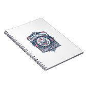 Carnet T-shirt graphique vectoriel du cercle de couture p (Côté Droit)