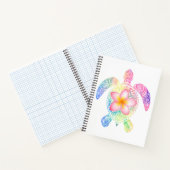 Carnet T-shirt tortue de mer Hawaiian Tie Dye (Intérieur)