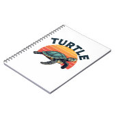 Carnet T-Shirt Tortue Rétro (Côté gauche)