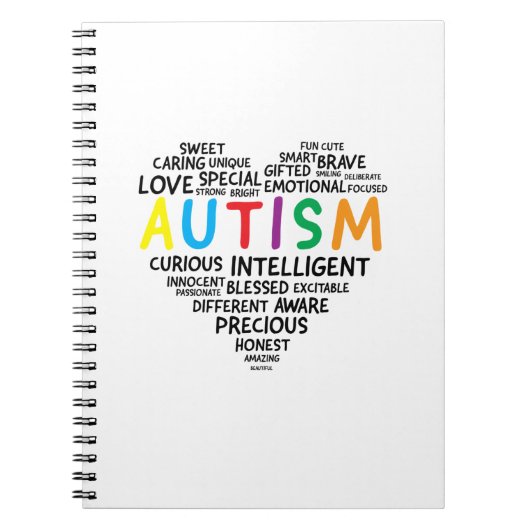 Carnet T-shirts d'Autism (Devant)