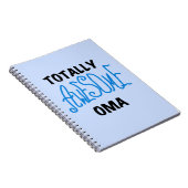 Carnet T-shirts et cadeaux Oma Blue totalement géniaux (Côté Droit)