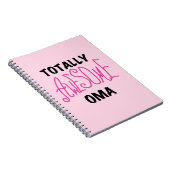 Carnet T-shirts et cadeaux Oma Pink absolument géniaux (Côté Droit)