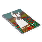 Carnet Ta maman Llama dans le champ de pavot (Côté Droit)