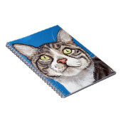 Carnet Tabby Cat Peinture (Côté Droit)