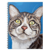 Carnet Tabby Cat Peinture (Devant)