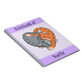 Carnet Tabby Cats Amateurs de coeur (Côté Droit)