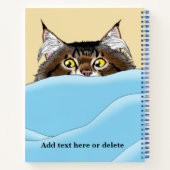 Carnet Tabby Chat Pékin Bleu Drôle (Dos)