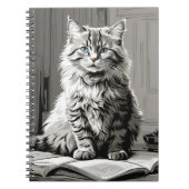 Carnet Tabby Gris (Devant)