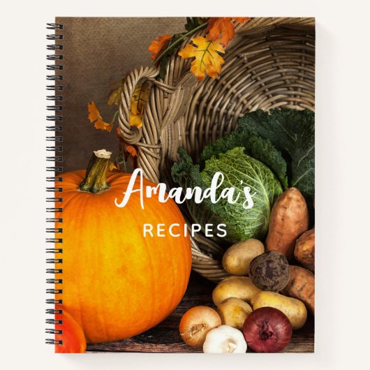 Carnet Table Bountiful Harvest (Devant)