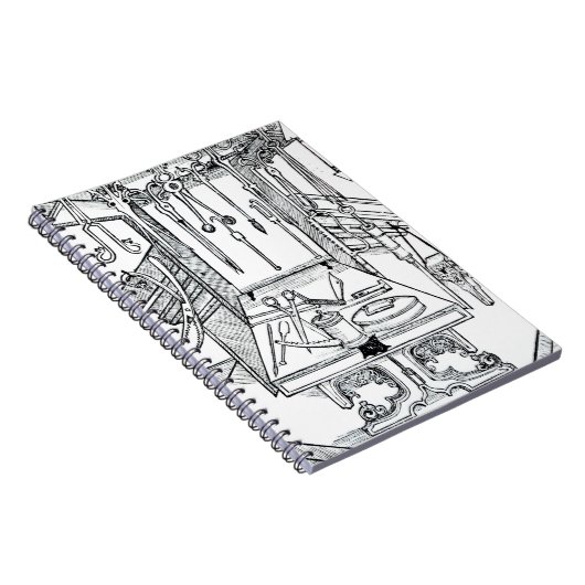 Carnet Table d'opération et instruments chirurgicaux, du (Côté Droit)