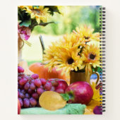 Carnet Table du chef de la récolte d'automne Corne d'abon (Dos)