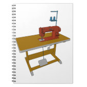 Carnet Table Et Machine À Coudre (Devant)