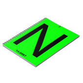 Carnet Table périodique de la lettre N (Côté gauche)