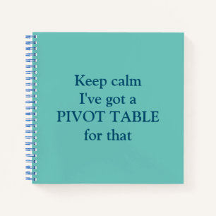 Carnet Table pivot