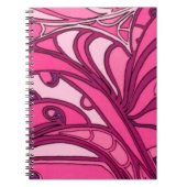 Carnet Tableau Abstrait à panneau rose (Devant)