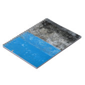 Carnet Tableau abstrait bleu et blanc (Côté gauche)