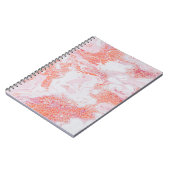 Carnet Tableau abstrait bleu et blanc (Côté gauche)
