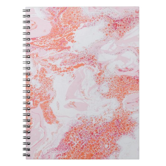 Carnet Tableau abstrait bleu et blanc (Devant)