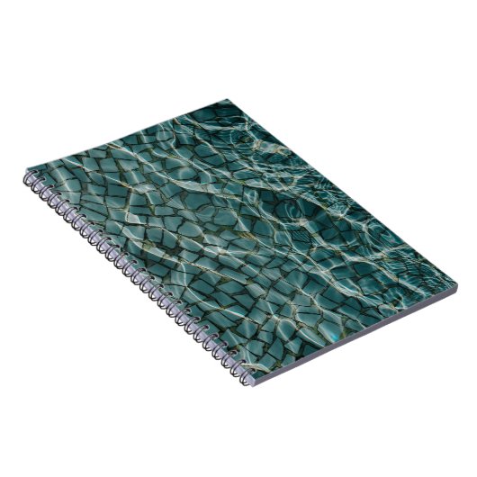 Carnet Tableau abstrait bleu et blanc (Côté Droit)