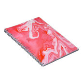 Carnet Tableau abstrait rouge et gris (Côté Droit)