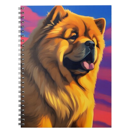 Carnet Tableau Chow Chow (Devant)