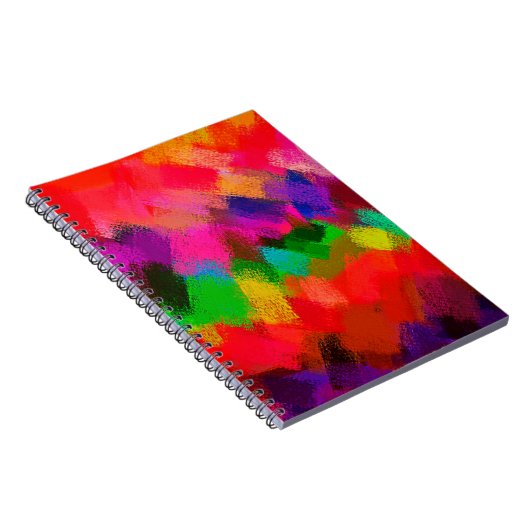 Carnet Tableau coloré Abstrait #2 (Côté Droit)