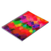 Carnet Tableau coloré Abstrait #2 (Côté gauche)