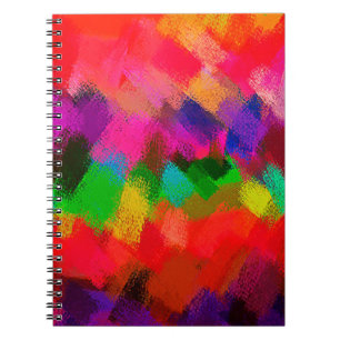 Carnet Tableau coloré Abstrait #2