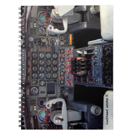 Carnet Tableau de bord de Lockheed Jetstar (Devant)