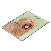 Carnet Tableau de bord - Joli art original chien (Côté gauche)