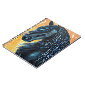 Carnet Tableau de Cheval Noir (Côté gauche)