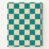 Carnet Tableau de contrôle Cyan foncé et Poche molle (Dos)