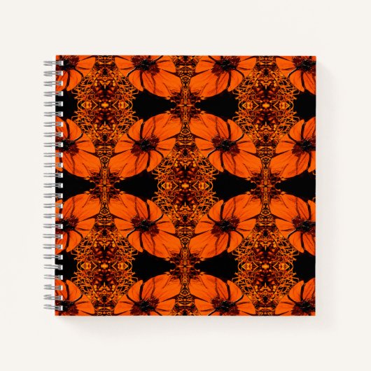 Carnet Tableau de fleurs d'automne...... (Devant)