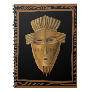 Carnet Tableau de Masque Africain par Chariklia Zarris