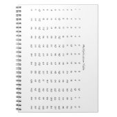 Carnet Tableau de multiplication (Devant)