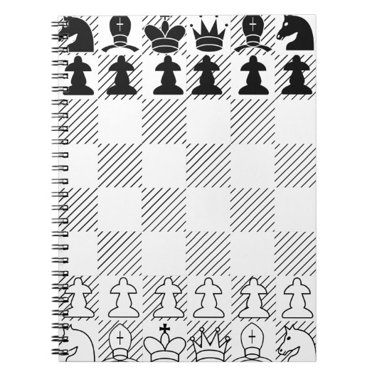 Carnet Tableau d'échecs classique (Devant)
